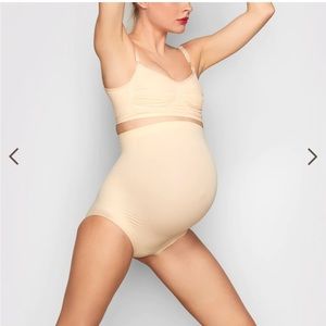 SKIMS Maternity Sculpting High Waisted Brief | Sand | L/XL | NWT
